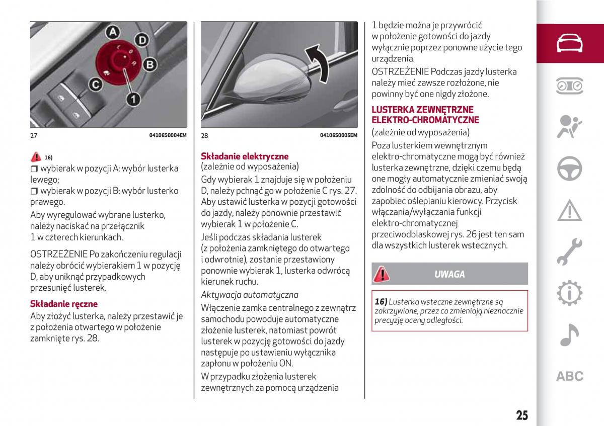 Alfa Romeo Giulia instrukcja obslugi / page 27