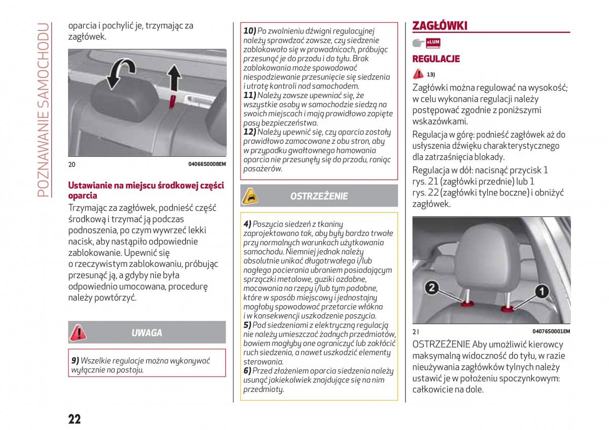 Alfa Romeo Giulia instrukcja obslugi / page 24