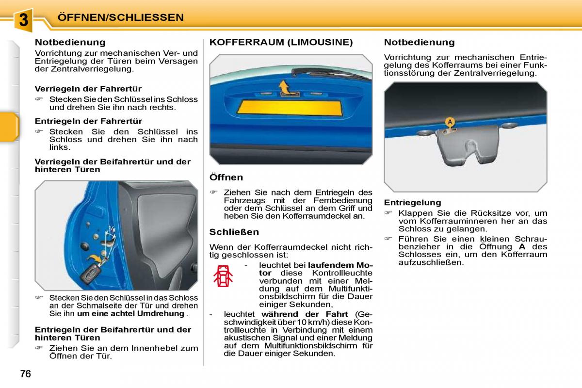 Peugeot 207 Handbuch / page 69