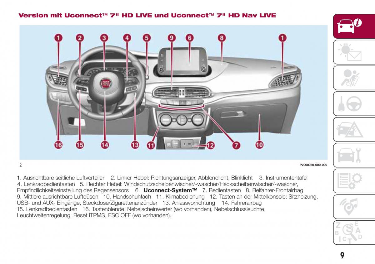 Fiat Tipo combi Handbuch / page 11