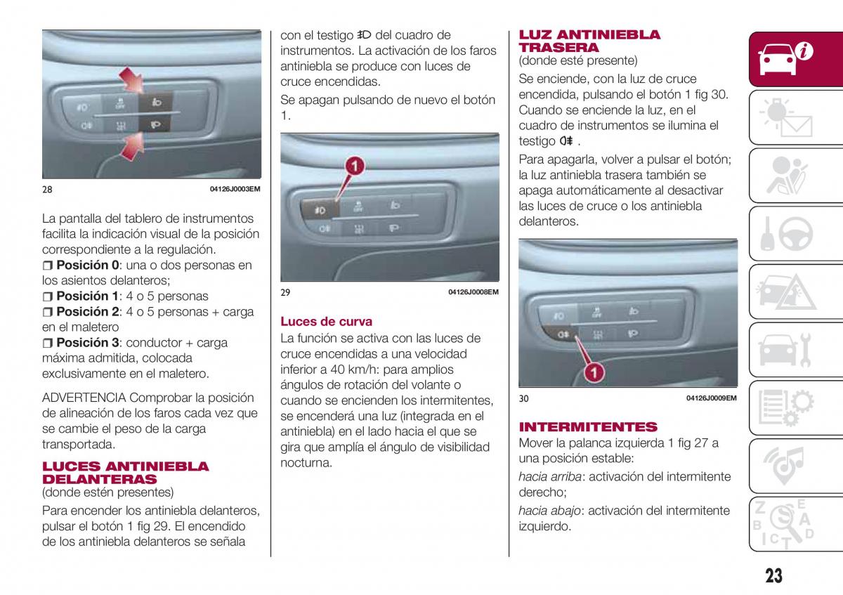 Fiat Tipo combi manual del propietario / page 25
