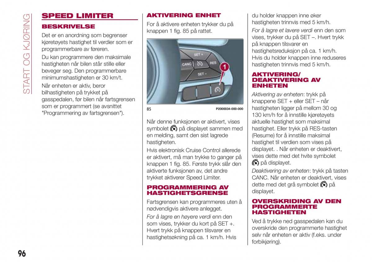 Fiat Tipo combi bruksanvisningen / page 98