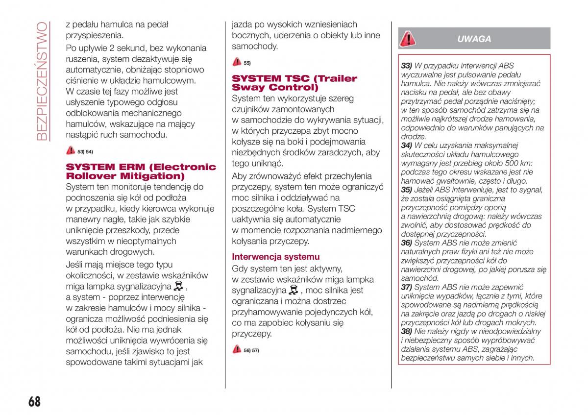 Fiat Tipo combi instrukcja obslugi / page 70