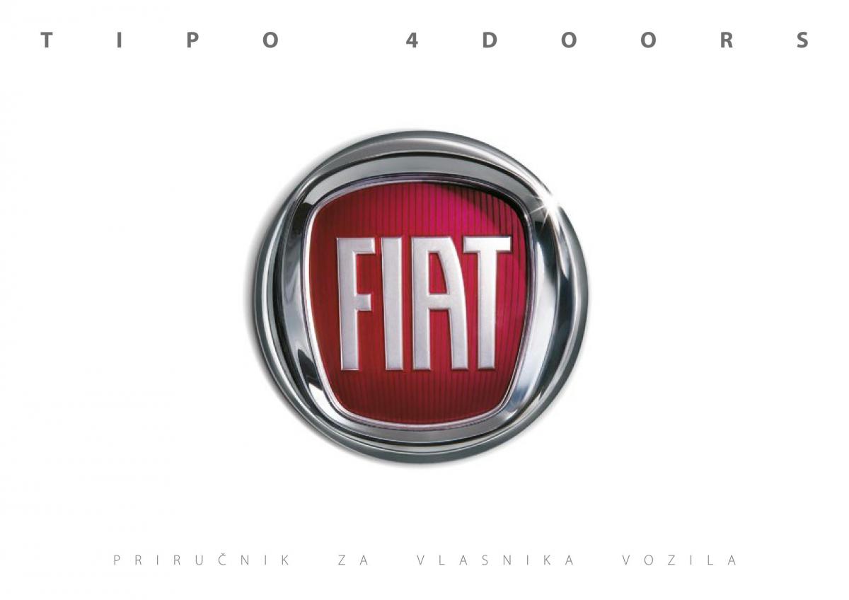 Fiat Tipo sedan vlasnicko uputstvo / page 1