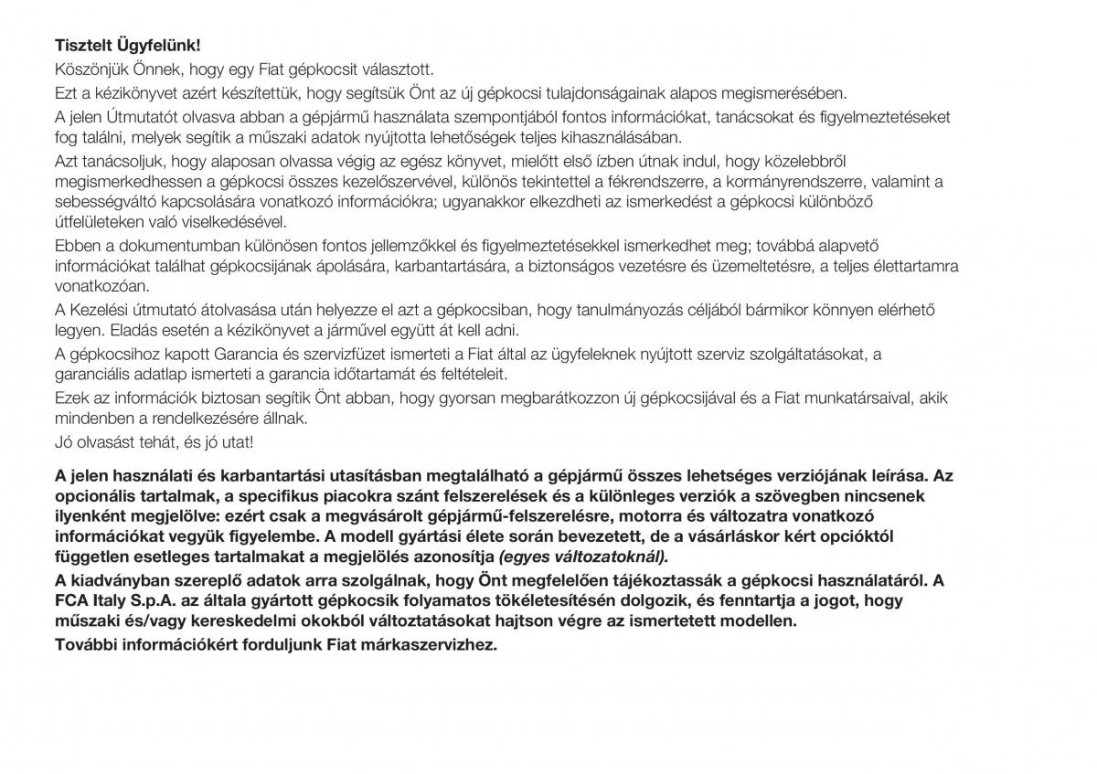 Fiat Tipo sedan Kezelesi utmutato / page 3