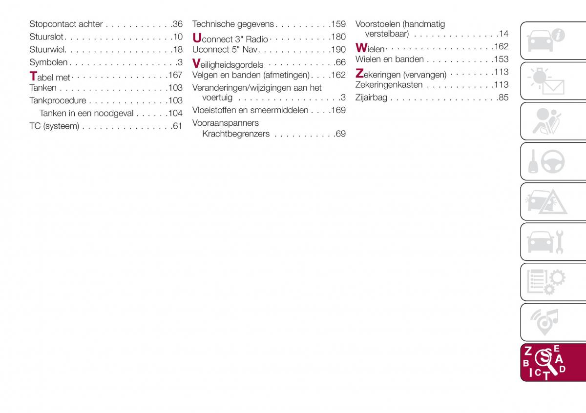 Fiat Tipo sedan handleiding / page 213