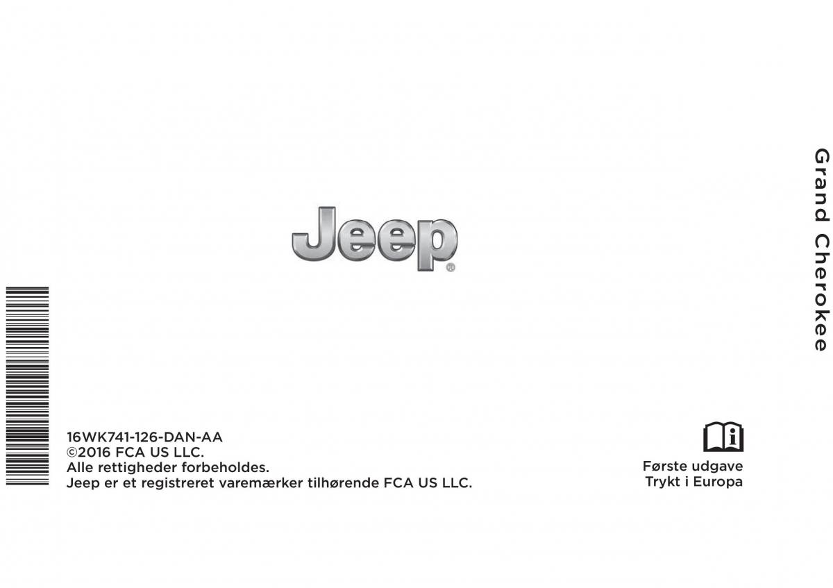 Jeep Grand Cherokee WK2 WH2 Bilens instruktionsbog / page 490