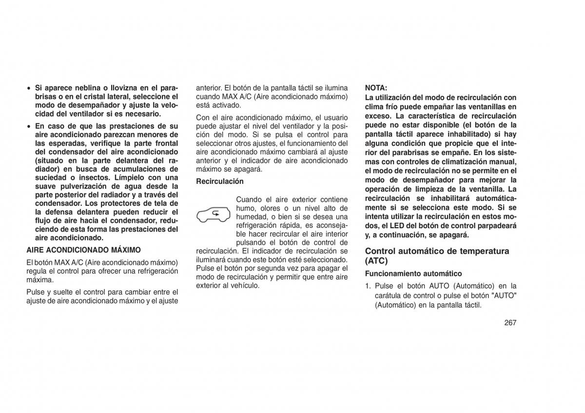 Jeep Grand Cherokee WK2 WH2 manual del propietario / page 271