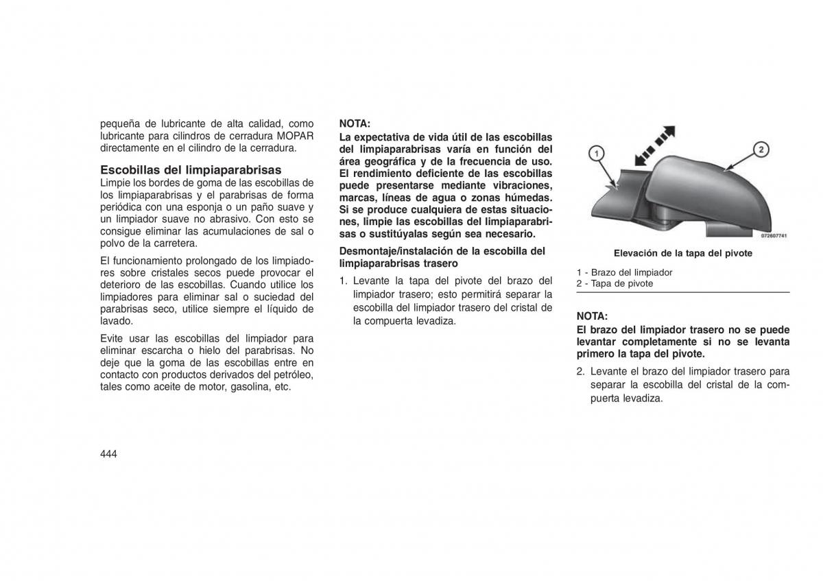 Jeep Grand Cherokee WK2 WH2 manual del propietario / page 448