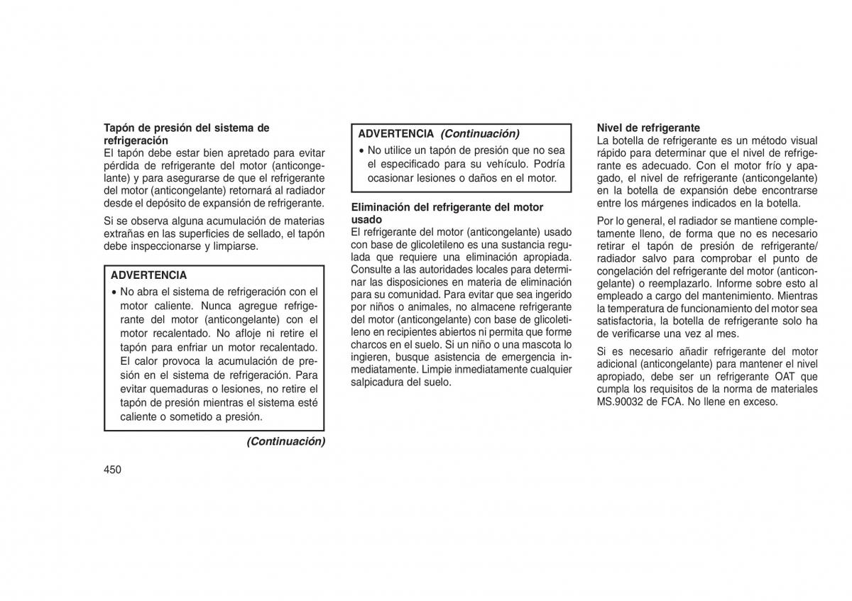 Jeep Grand Cherokee WK2 WH2 manual del propietario / page 454
