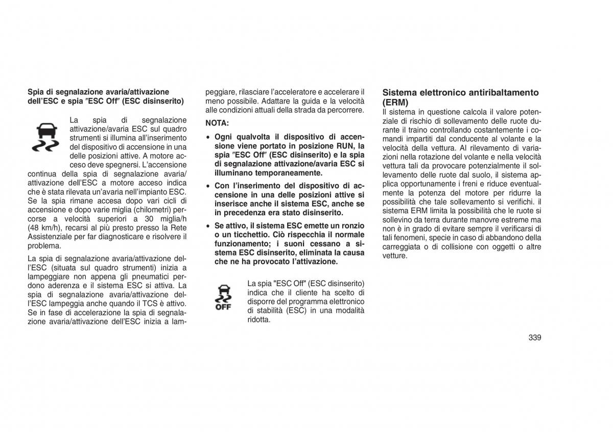 Jeep Grand Cherokee WK2 WH2 manuale del proprietario / page 343