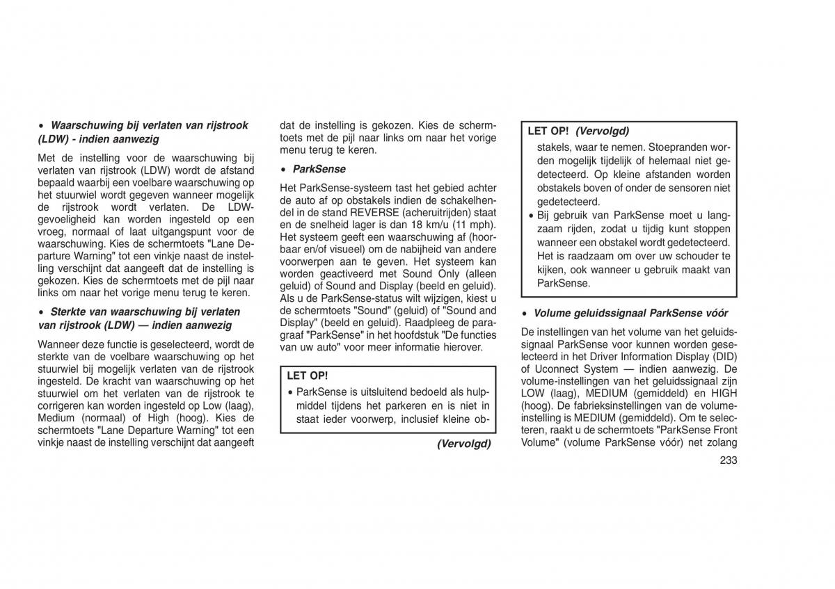 Jeep Grand Cherokee WK2 WH2 handleiding / page 237