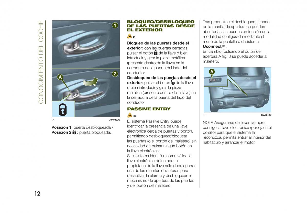 Jeep Renegade manual del propietario / page 14