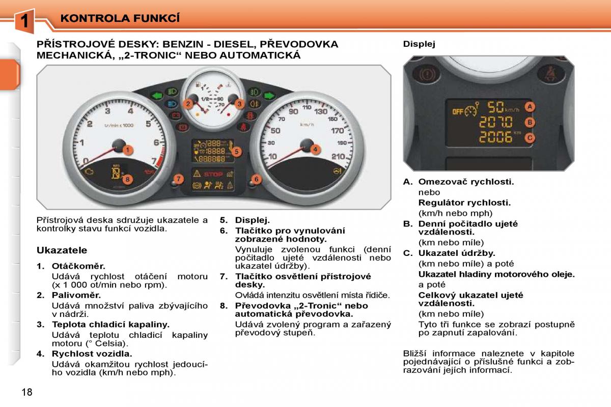 Peugeot 207 navod k obsludze / page 1