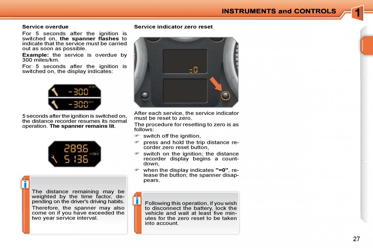 Peugeot 207 owners manual / page 10