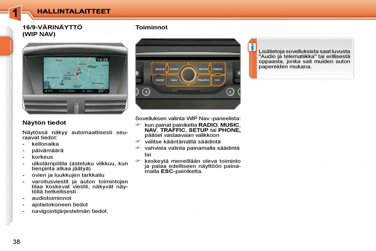 Peugeot 207 omistajan kasikirja / page 21