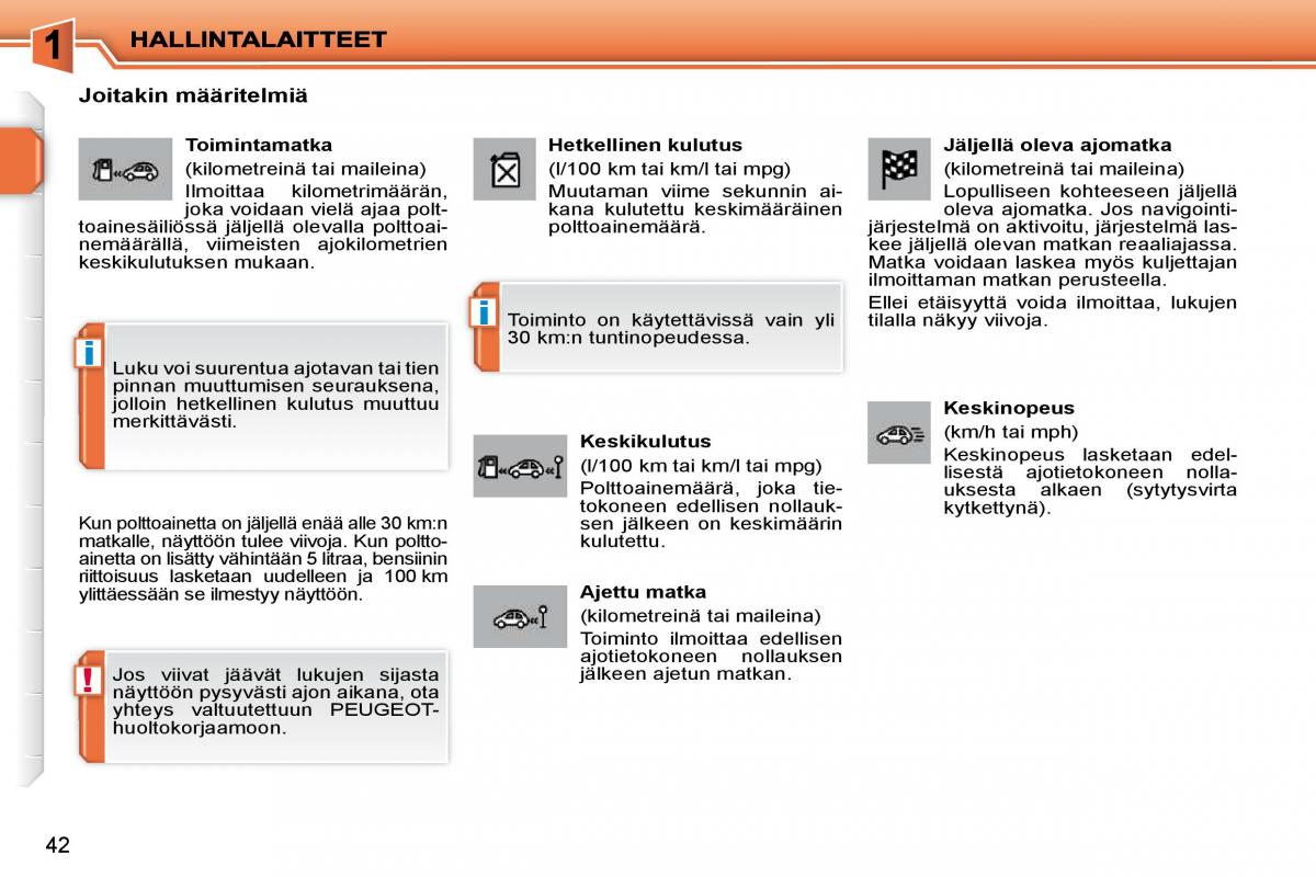 Peugeot 207 omistajan kasikirja / page 24