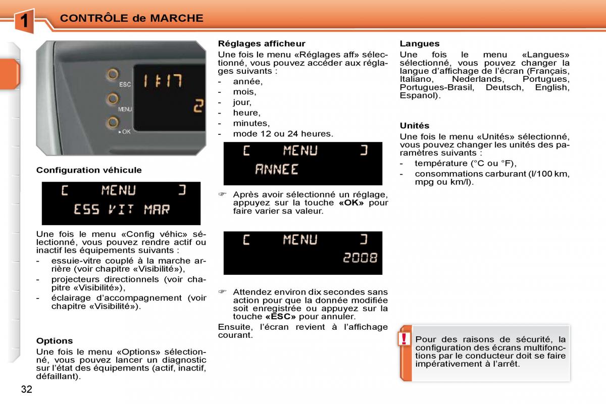 Peugeot 207 manuel du proprietaire / page 8