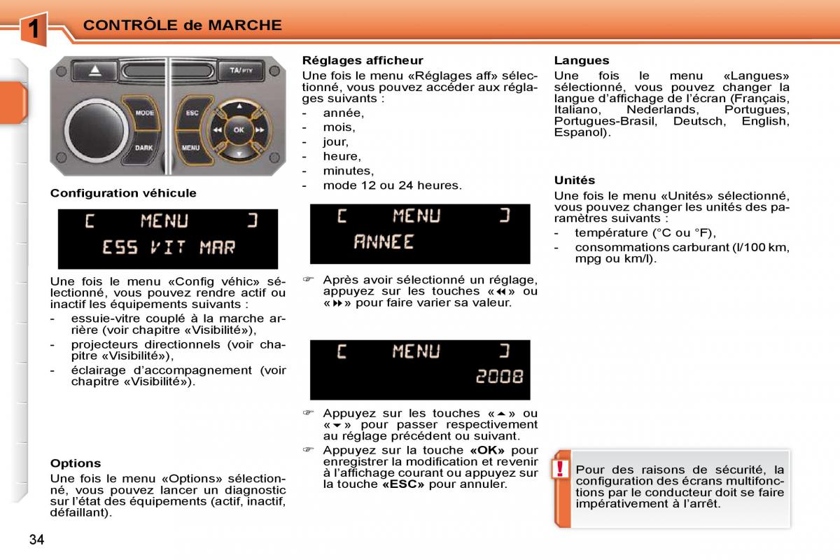 Peugeot 207 manuel du proprietaire / page 10