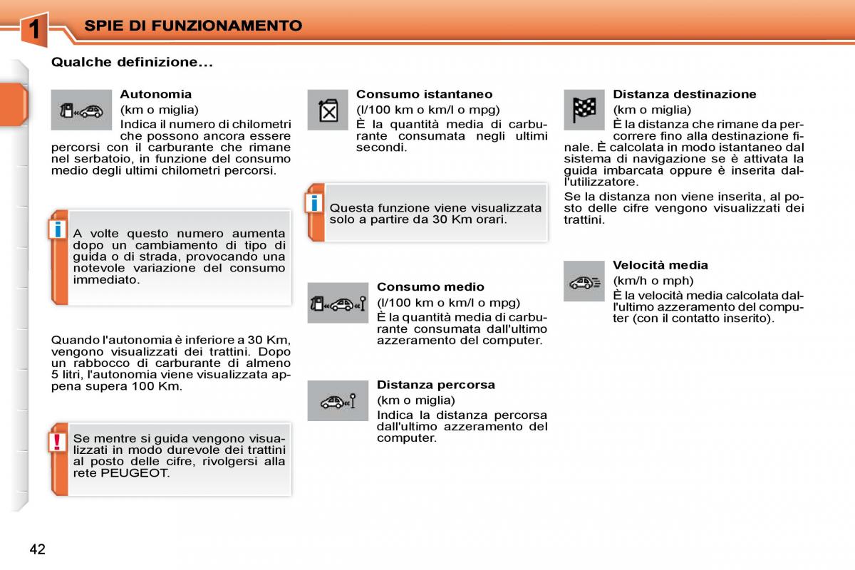 Peugeot 207 manuale del proprietario / page 24