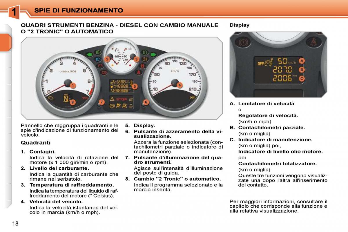 Peugeot 207 manuale del proprietario / page 1