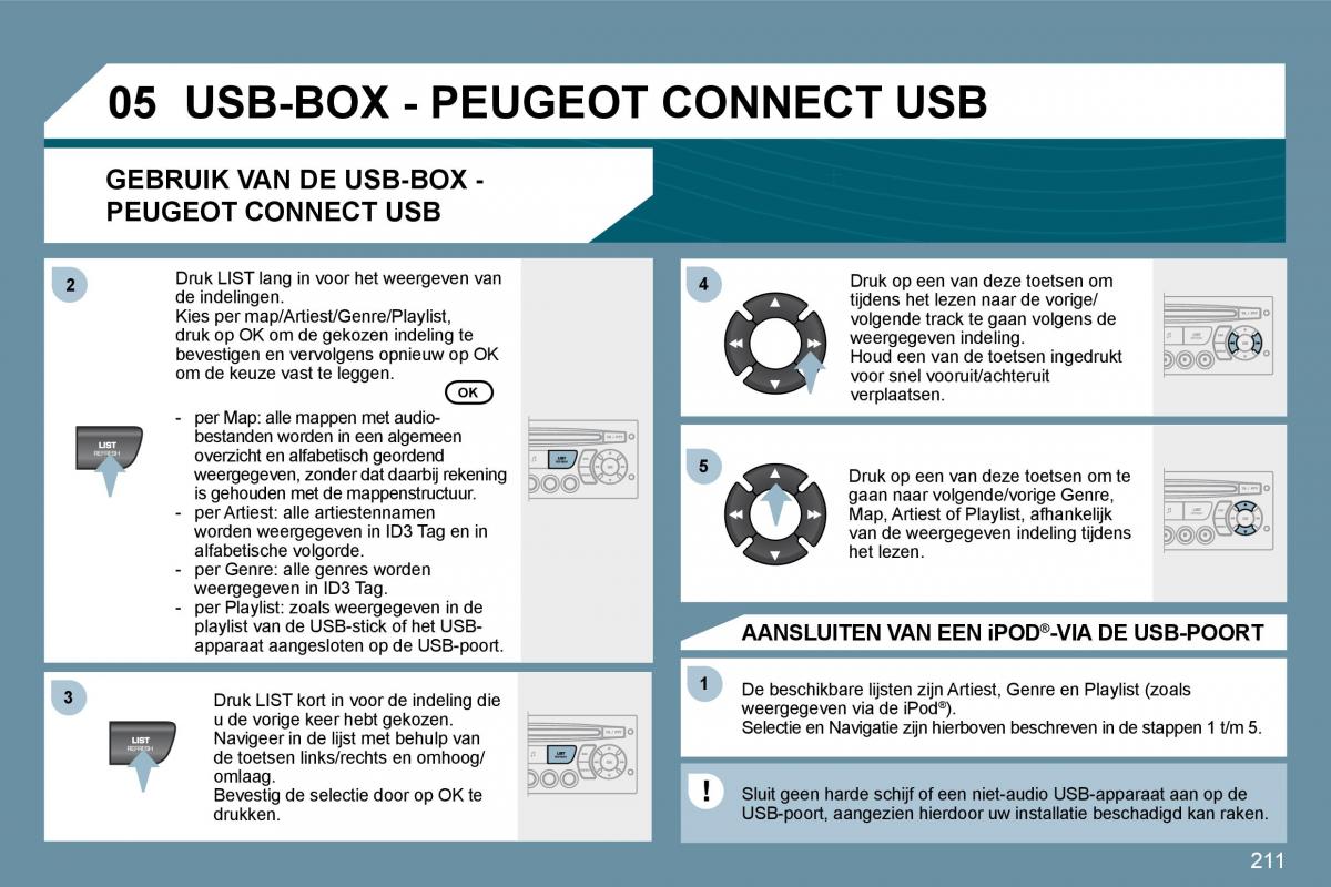 Peugeot 207 handleiding / page 206