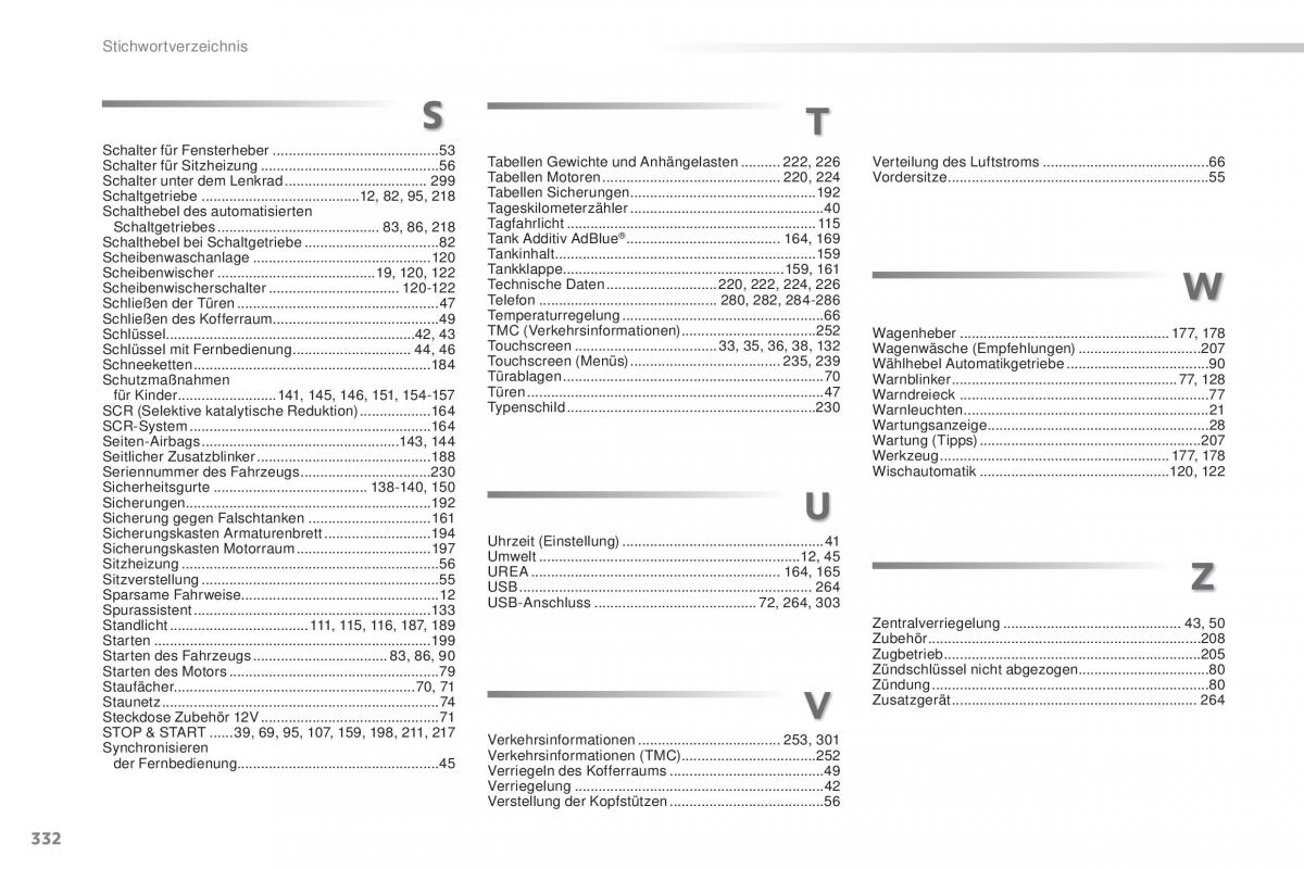 Peugeot 2008 Handbuch / page 334