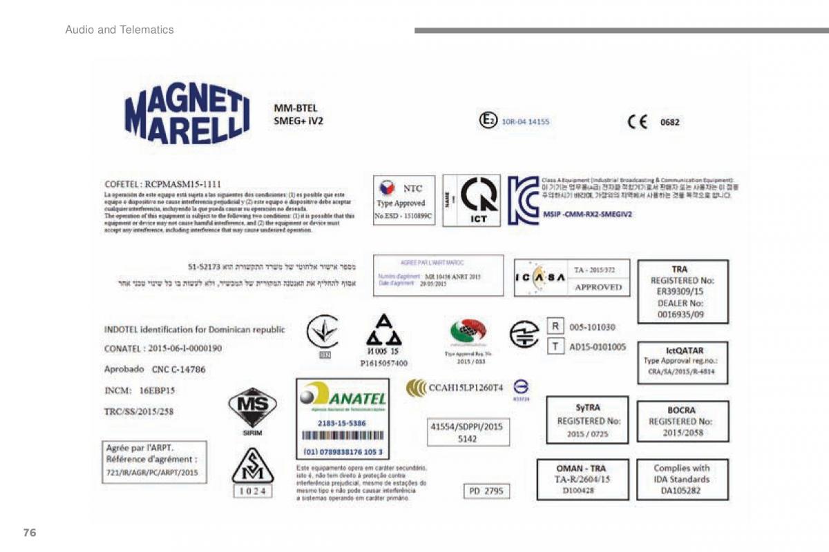 Peugeot 2008 owners manual / page 450