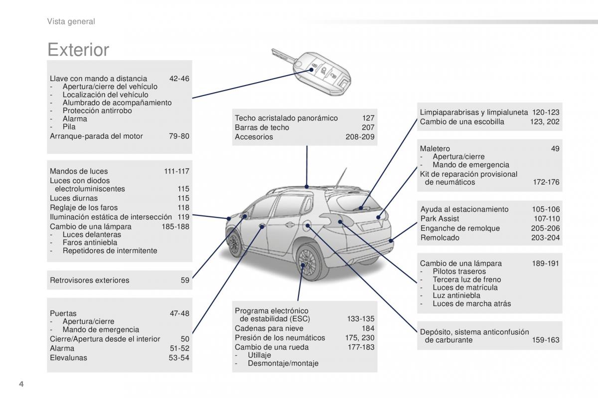 Peugeot 2008 manual del propietario / page 6