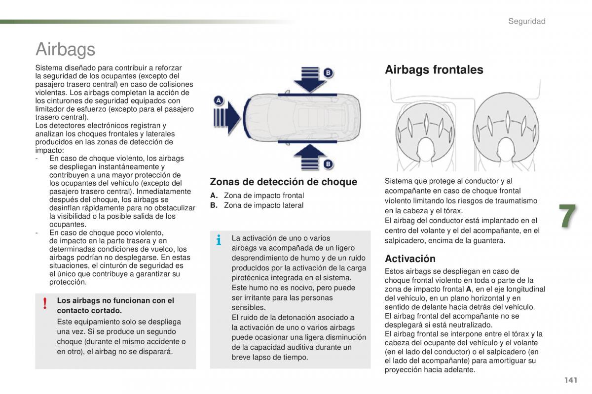 Peugeot 2008 manual del propietario / page 143