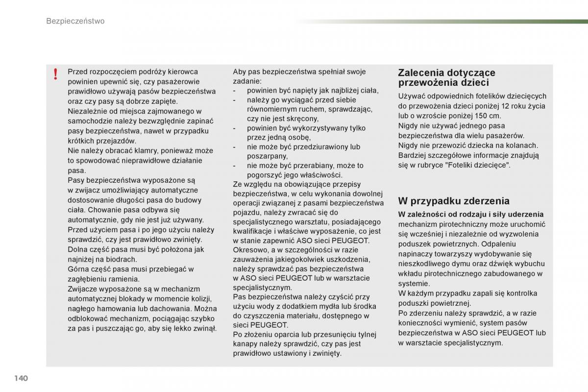 Peugeot 2008 instrukcja obslugi / page 142