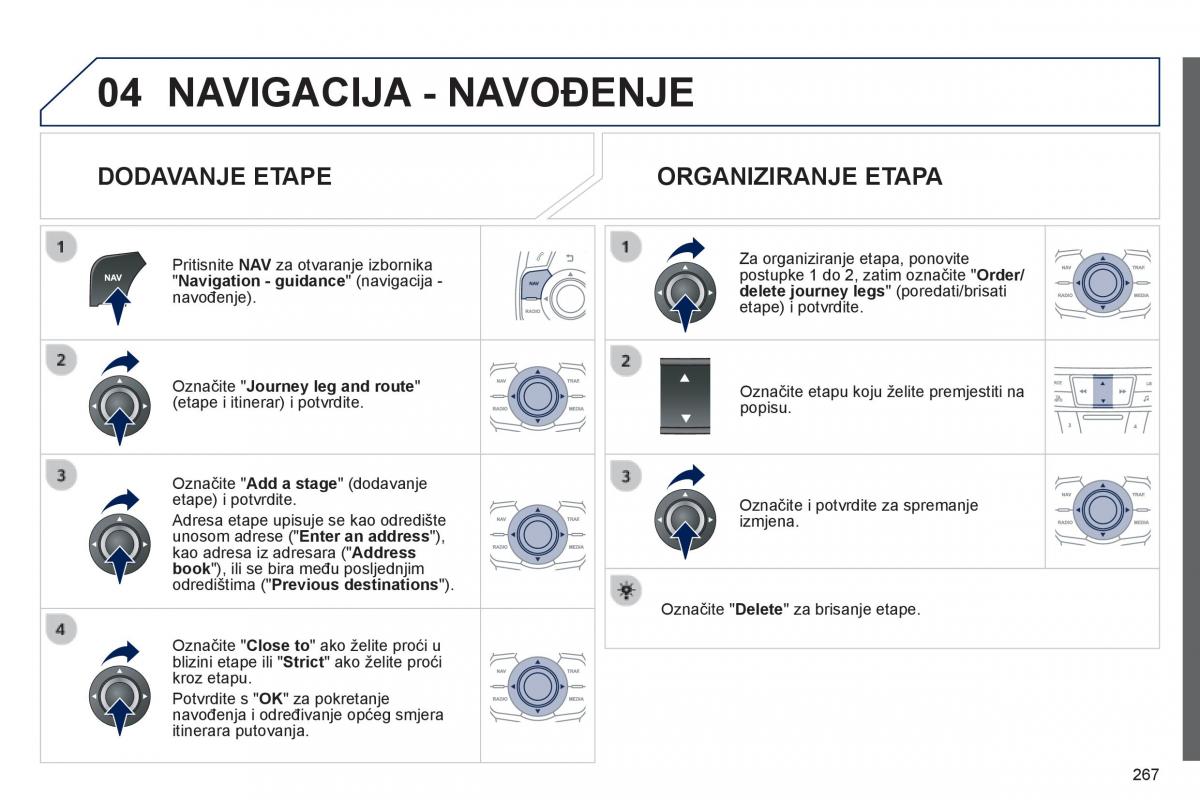Peugeot 508 vlasnicko uputstvo / page 269