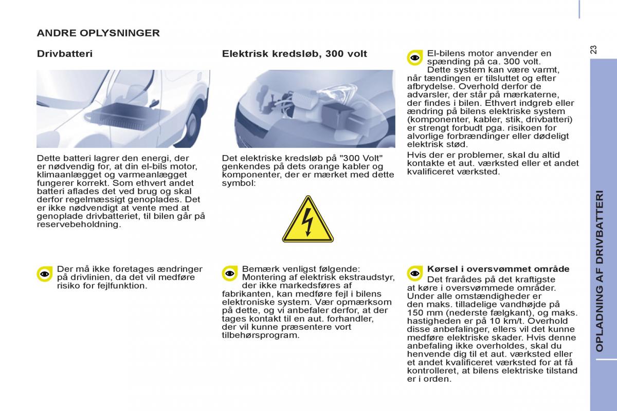 Peugeot Partner II 2 Bilens instruktionsbog / page 281