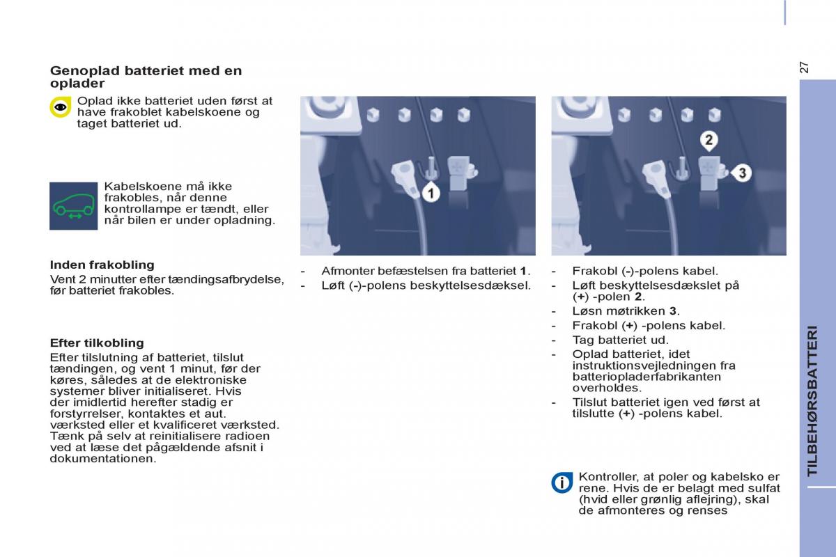 Peugeot Partner II 2 Bilens instruktionsbog / page 285