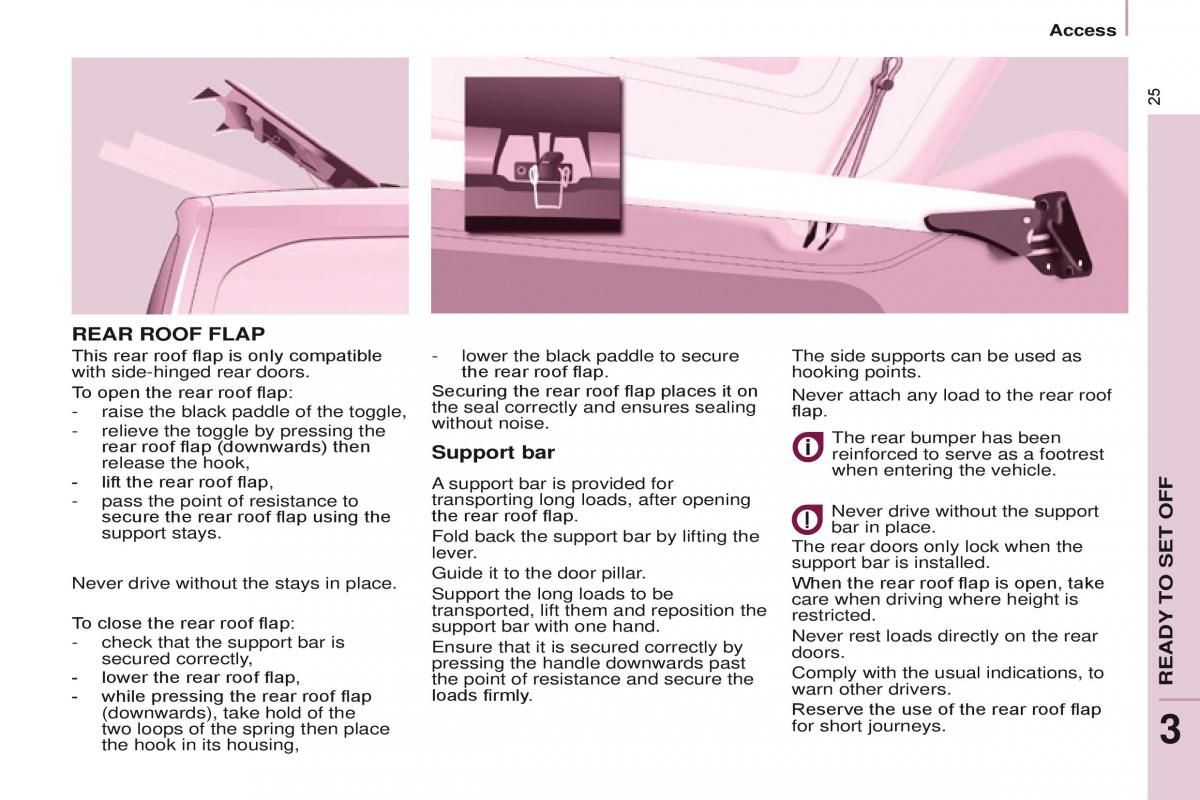 Peugeot Partner II 2 owners manual / page 27