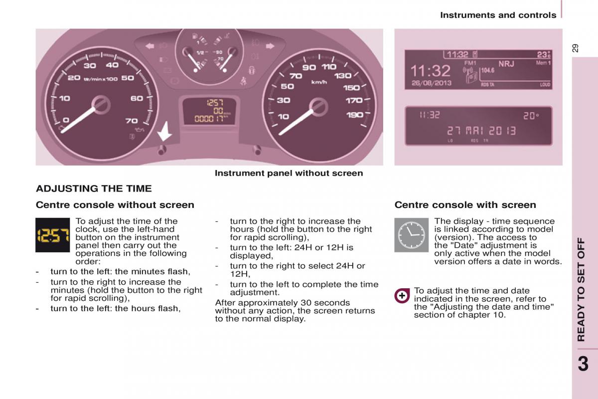 Peugeot Partner II 2 owners manual / page 31