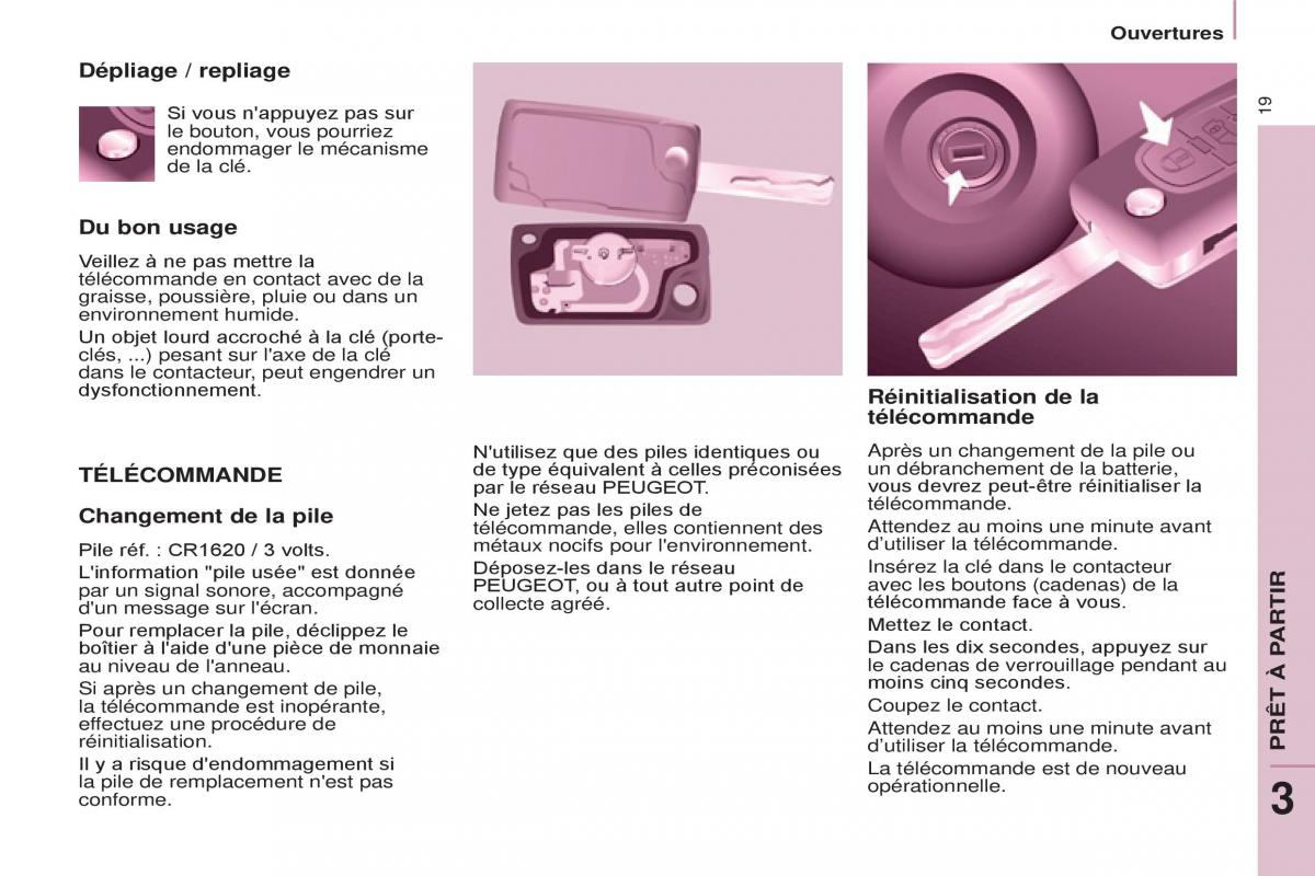 Peugeot Partner II 2 manuel du proprietaire / page 21