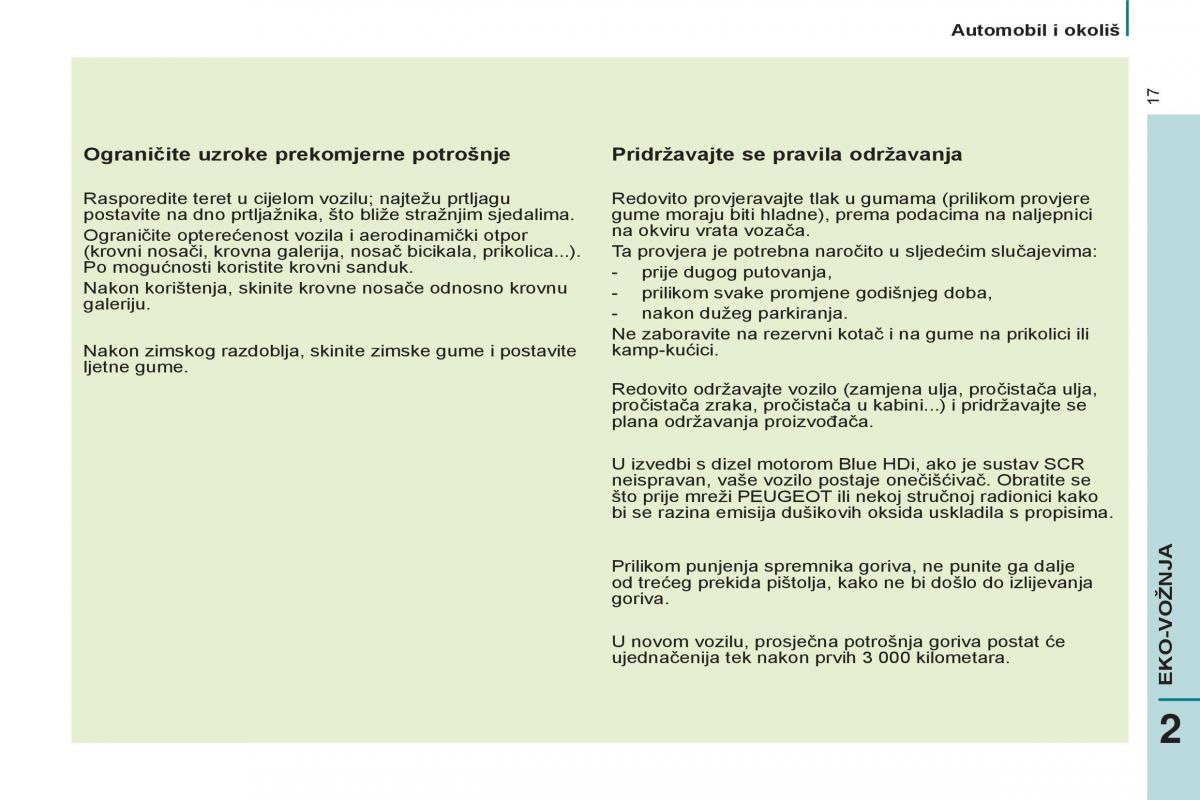 Peugeot Partner II 2 vlasnicko uputstvo / page 19