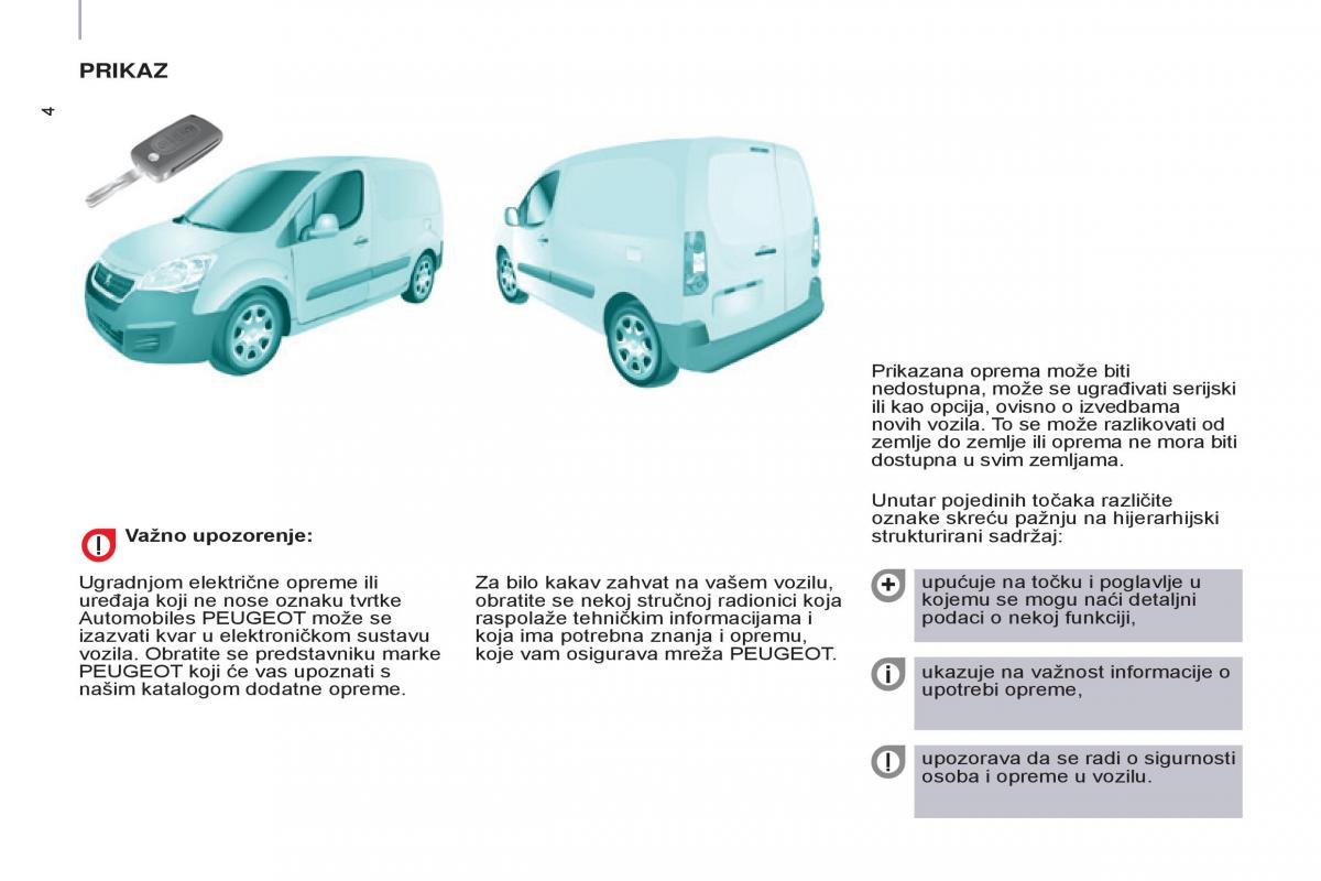 Peugeot Partner II 2 vlasnicko uputstvo / page 6