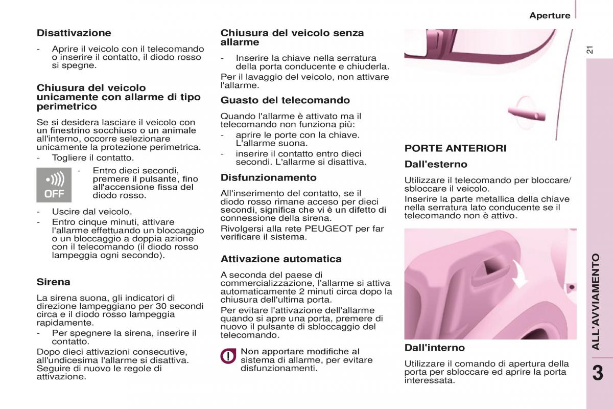 Peugeot Partner II 2 manuale del proprietario / page 23
