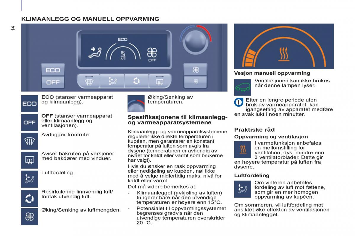 Peugeot Partner II 2 bruksanvisningen / page 272