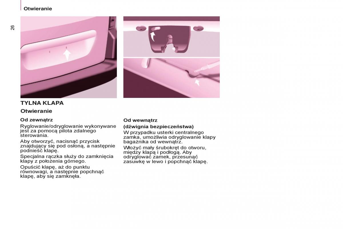 Peugeot Partner II 2 instrukcja obslugi / page 28