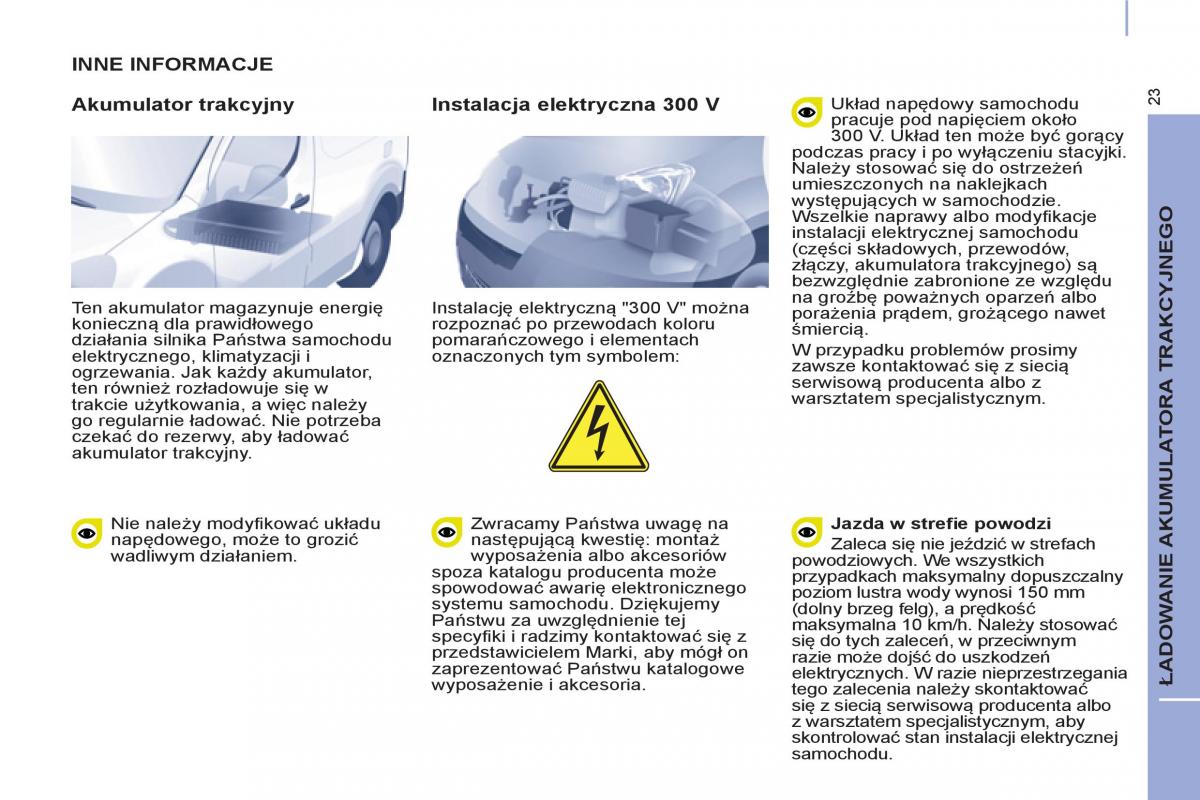 Peugeot Partner II 2 instrukcja obslugi / page 281