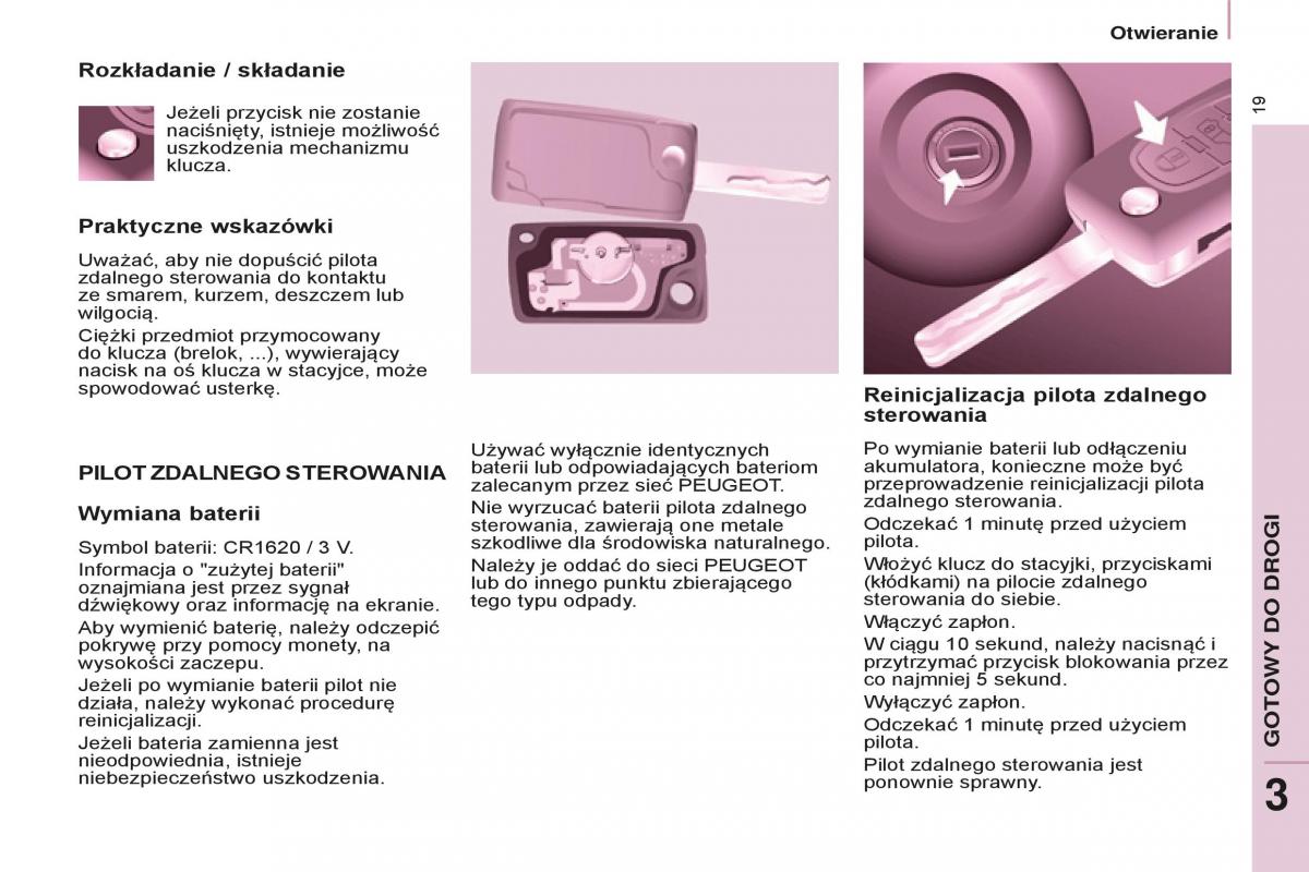 Peugeot Partner II 2 instrukcja obslugi / page 21