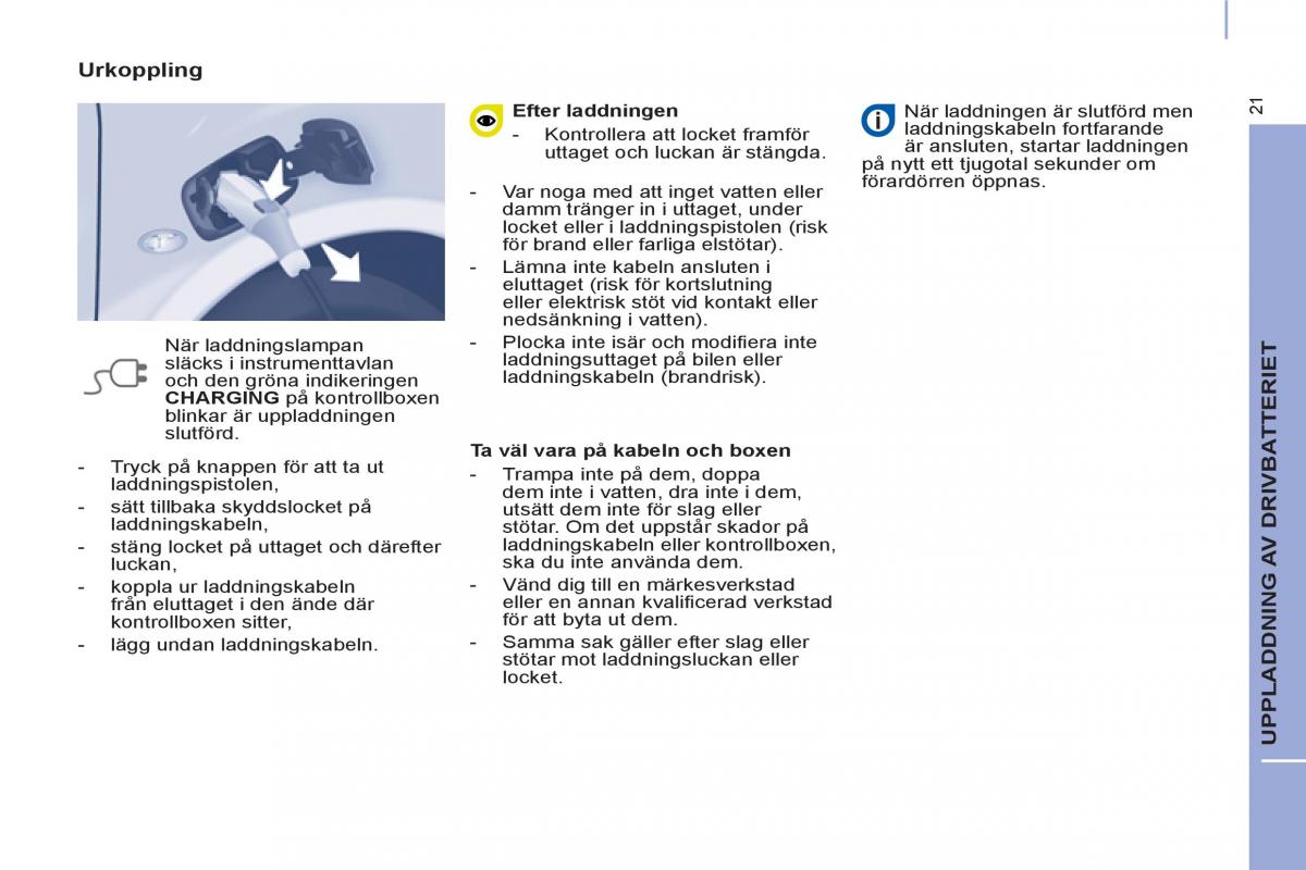 Peugeot Partner II 2 instruktionsbok / page 279
