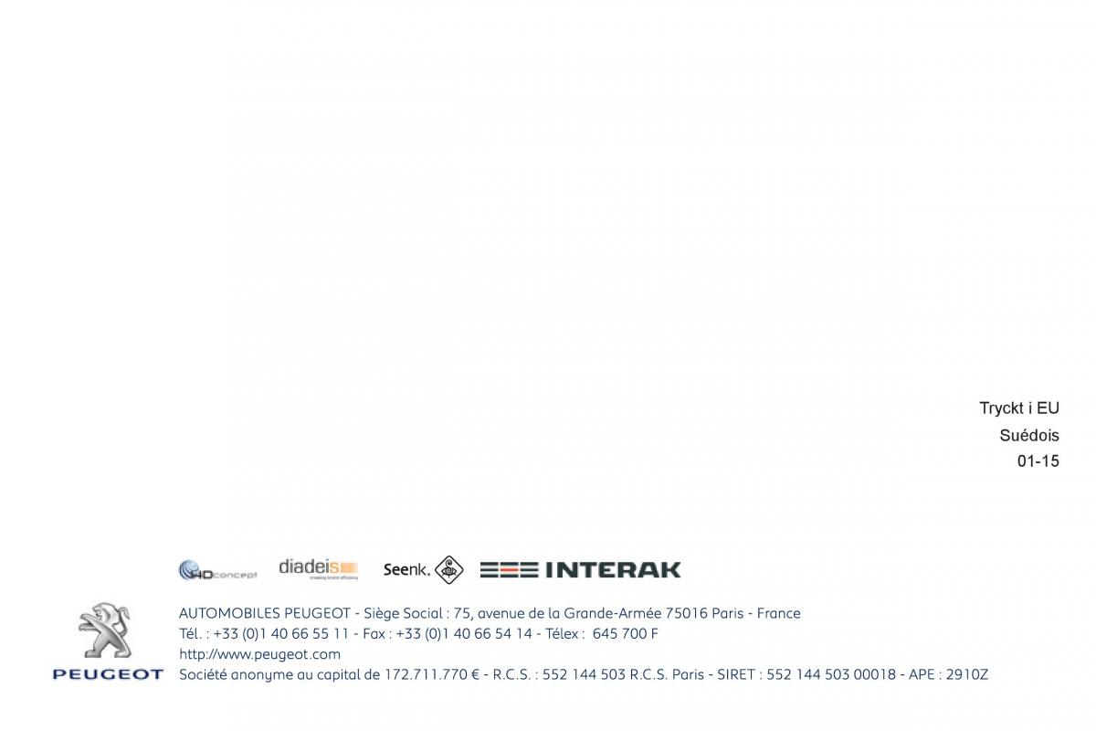 Peugeot Partner II 2 instruktionsbok / page 291