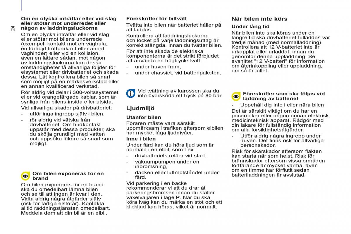 Peugeot Partner II 2 instruktionsbok / page 282