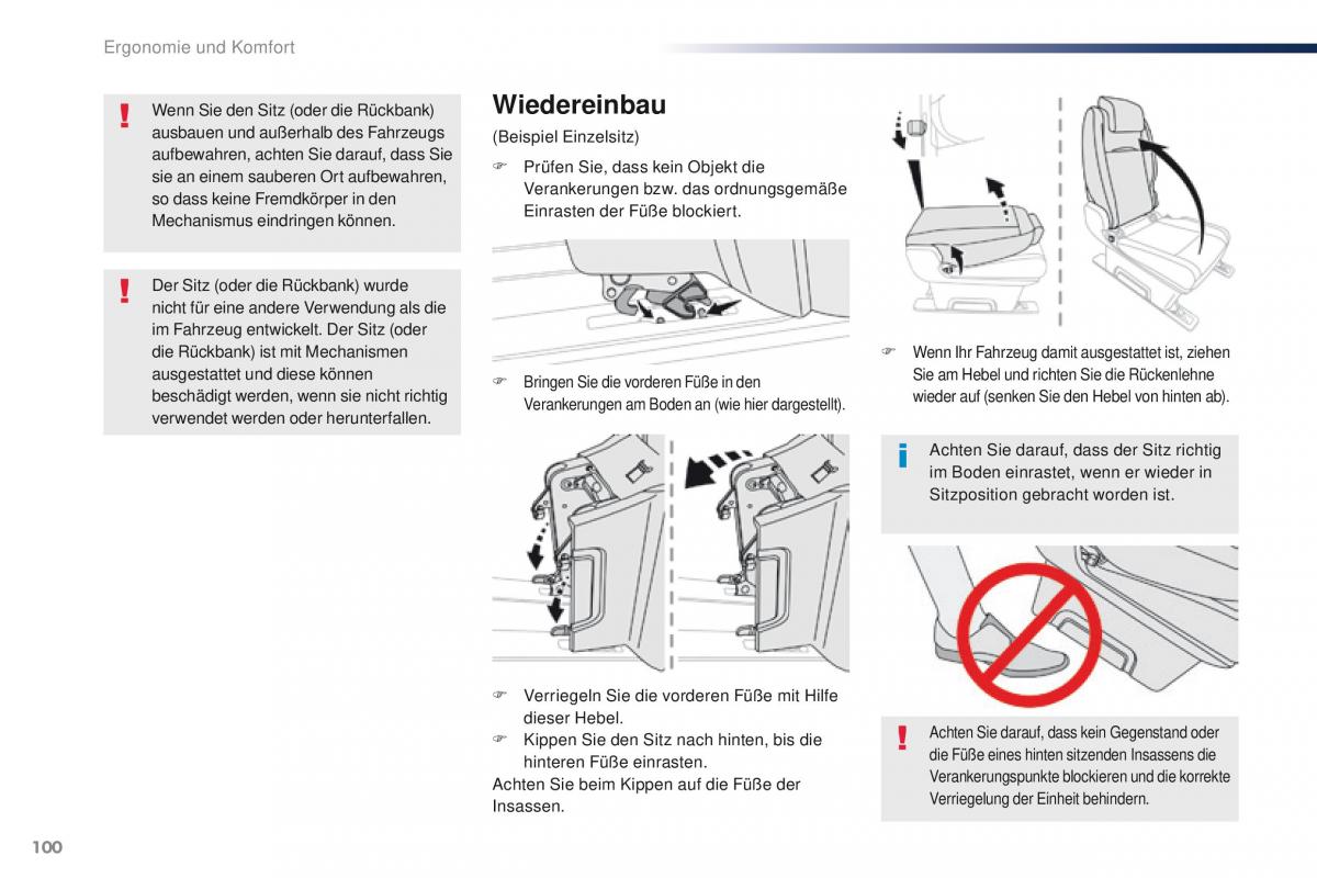 Peugeot Traveller Handbuch / page 102