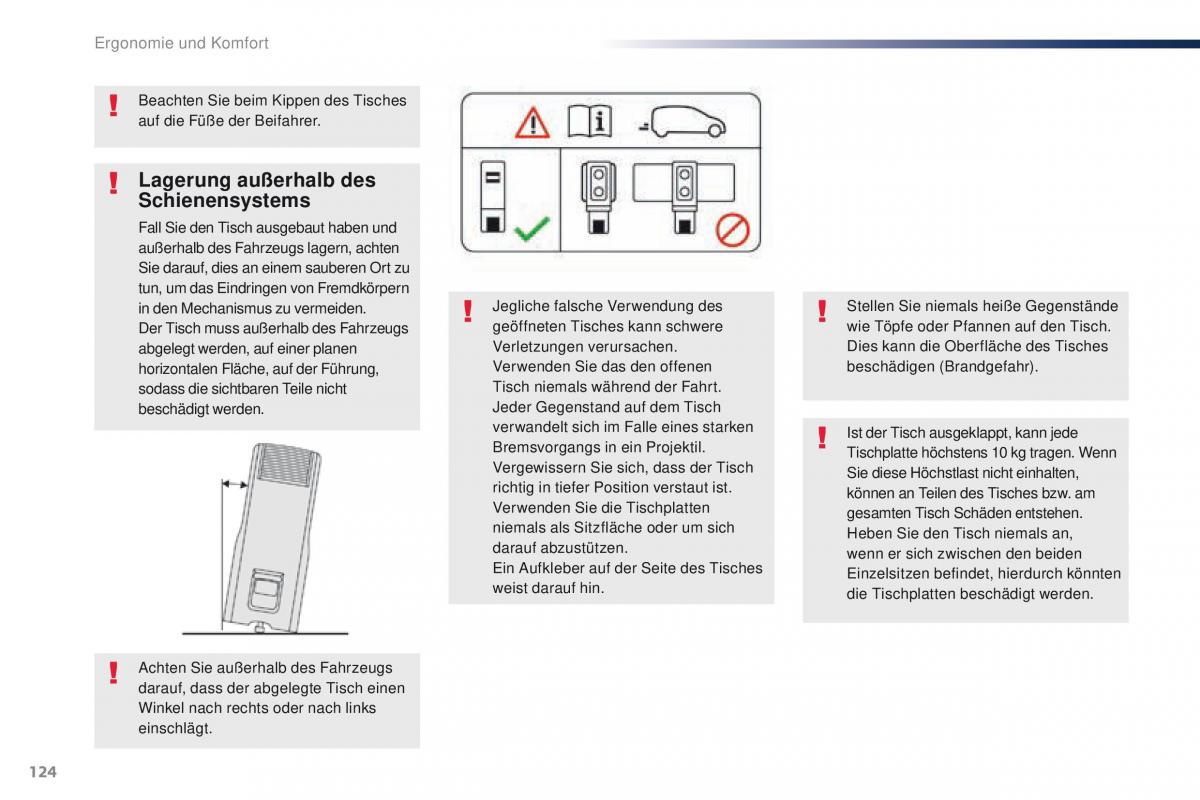 Peugeot Traveller Handbuch / page 126