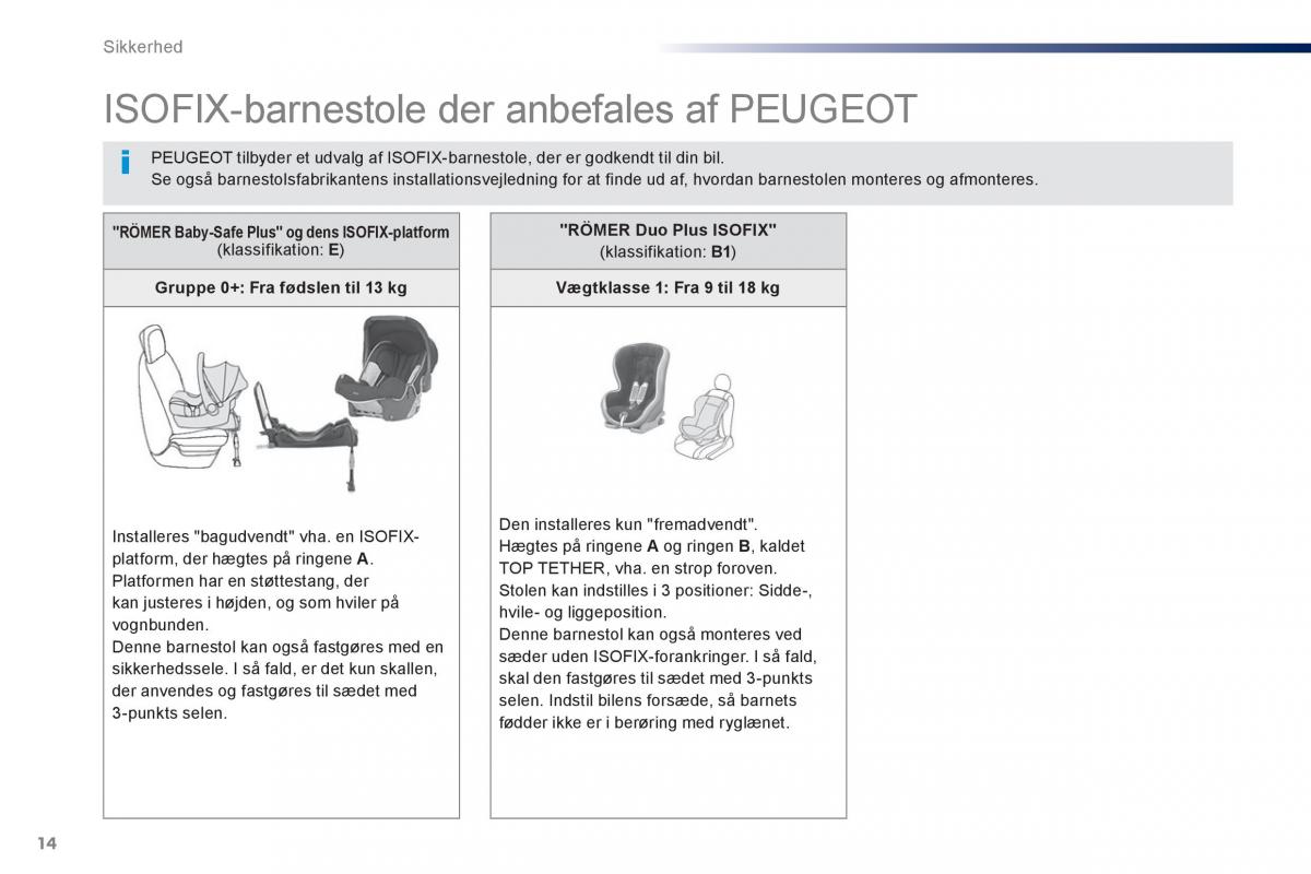 Peugeot Traveller Bilens instruktionsbog / page 522
